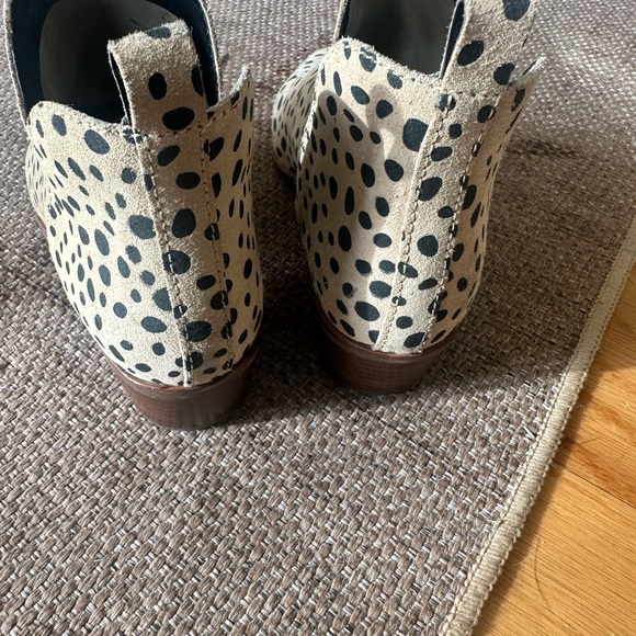 Dolce Vita Leopard Leather Ankle Boots Kaidie Sz 6M - Picture 6 of 8